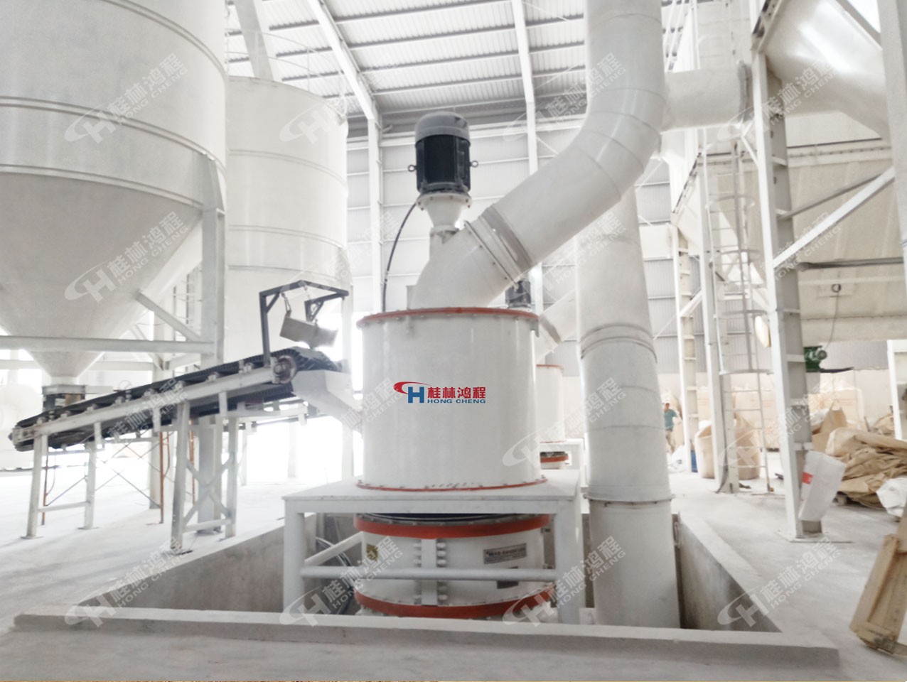 超細磨粉機廠家,超細環(huán)輥磨粉機,桂林鴻程